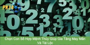 con số hợp mệnh thủy